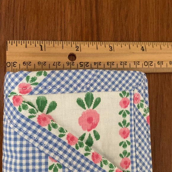 NWOT Handmade VTG Fabric Eyeglass Case - Picture 9 of 11